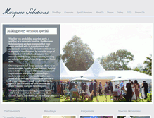 Tablet Screenshot of marqueesolutions.je
